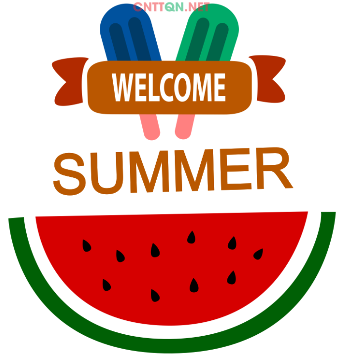 Mẫu áo thun mùa hè Welcome summer