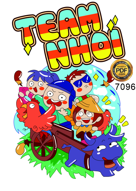 mẫu in áo thun Team Nhoi