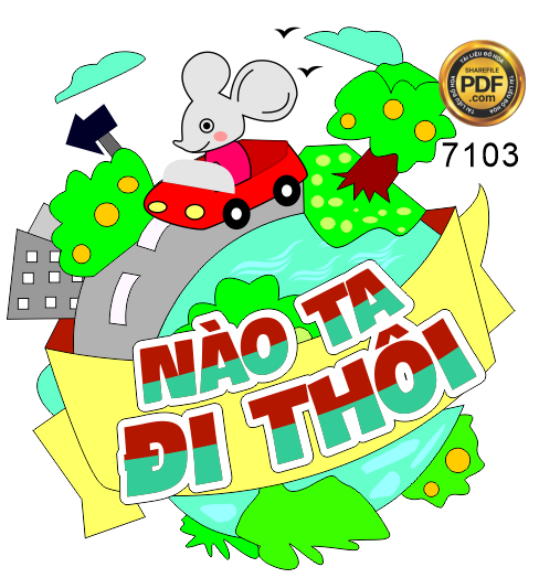 Mẫu thiết kế áo thun Nào ta đi thôi