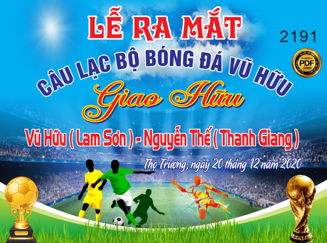 Lễ ra mắt CLB bóng đá Vũ Hữu - Giao lưu