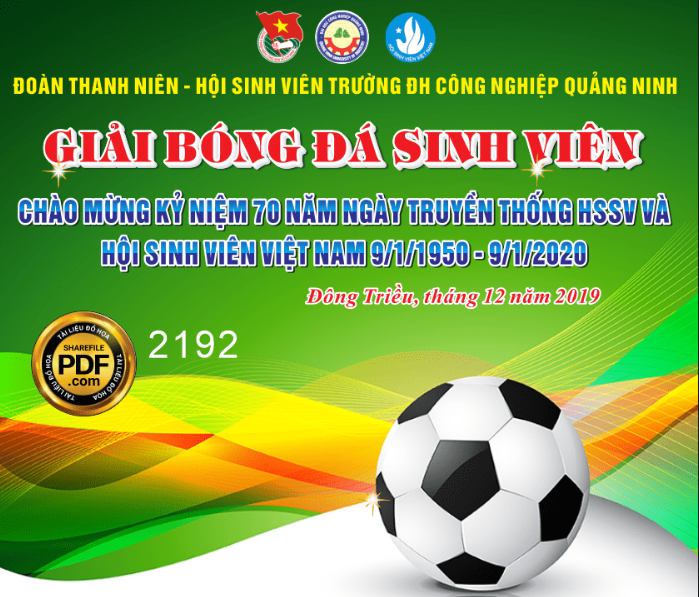 giải bóng đá chào mừng ngày truyền thống HSSV
