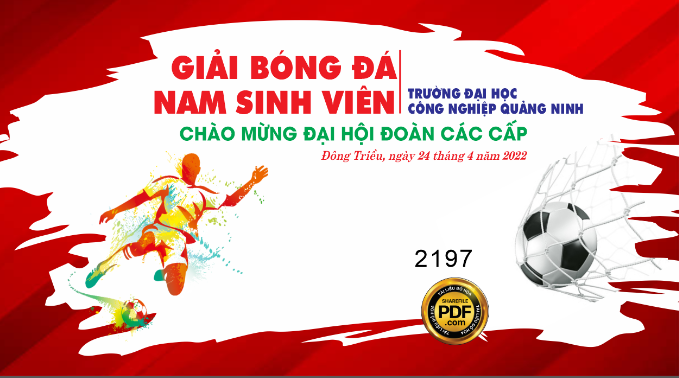 giải bóng đá chào mừng đại hội các cấp