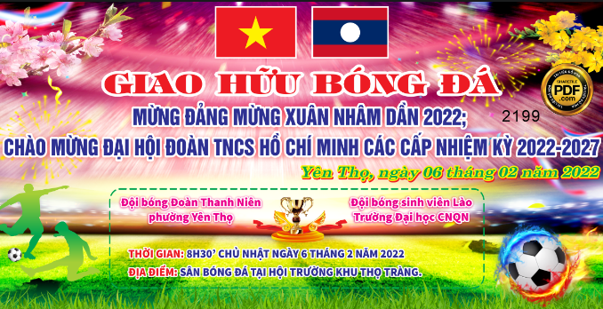 Giao hữu bóng đá mừng đảng mừng xuân