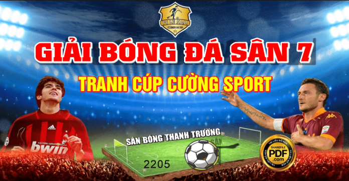 giải bóng đá sân 7 Tranh cúp cường Sport