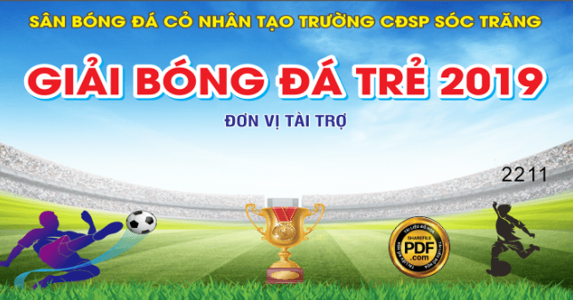 Giải bóng đá trẻ 2022 tại trường CĐSP Sóc Trăng