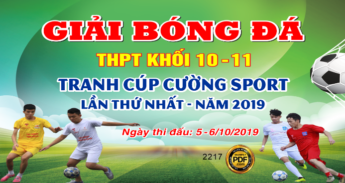 Giải bóng đá THPT khối 10-11