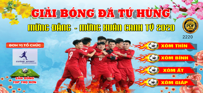 giải bóng đá tứ hùng mừng đảng mừng xuân