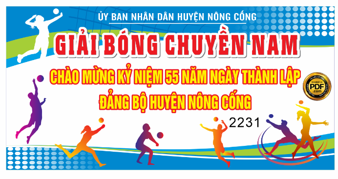 Giải bóng chuyền nam kỷ niệm ngày thành lập đảng bộ