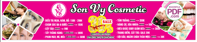  Sơn Vi cosmetic - trị mụn - gội đầu