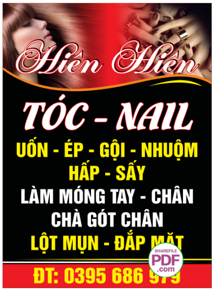 Biển Hiên Hiên - Tóc - nail - uốn - ép