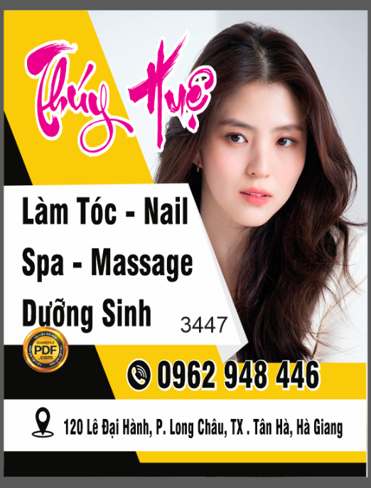 Thúy Huệ - làm tóc -nail - spa - massage