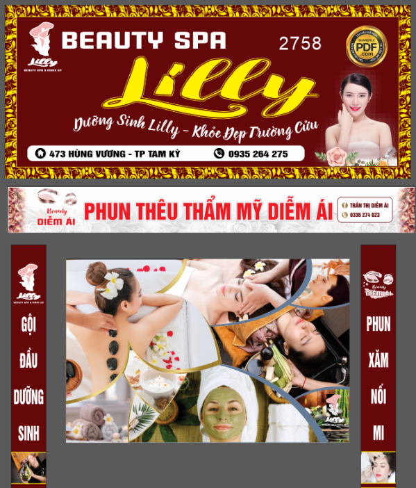 beauty spa Lilly Dưỡng sinh Lilly khỏe đẹp trường cửu