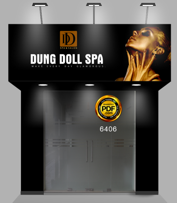 Thiết kế biển Dung Doll Spa 