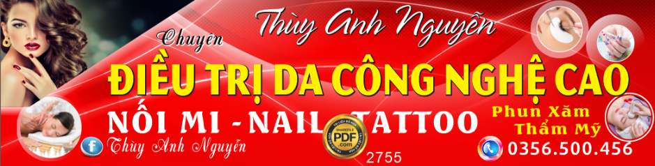  Thùy Anh Nguyễn chuyên điều trị da công nghệ cao