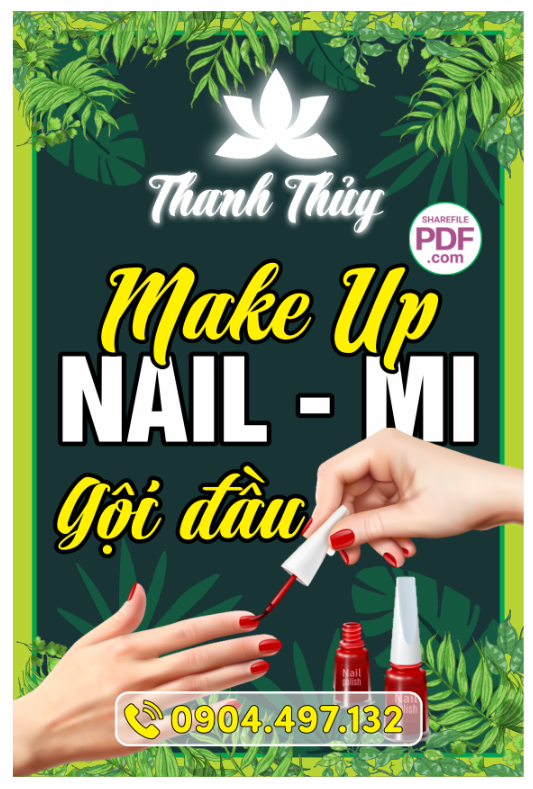 Biển Thanh Thủy Make Up - Nail - Mi - gội đầu