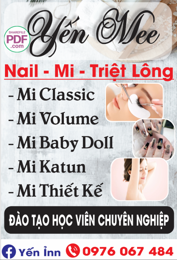 Yến Mee - Nail - Mi - Triệt Lông 