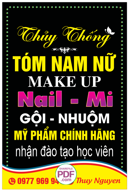 Biển Thủy Thống - Makeup Nam nữ