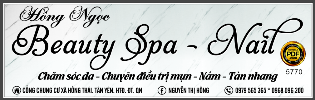 Hồng Ngọc Beauty Spa - Nail - chăm sóc da