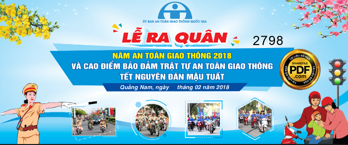 lễ ra quân năm an toàn giao thông