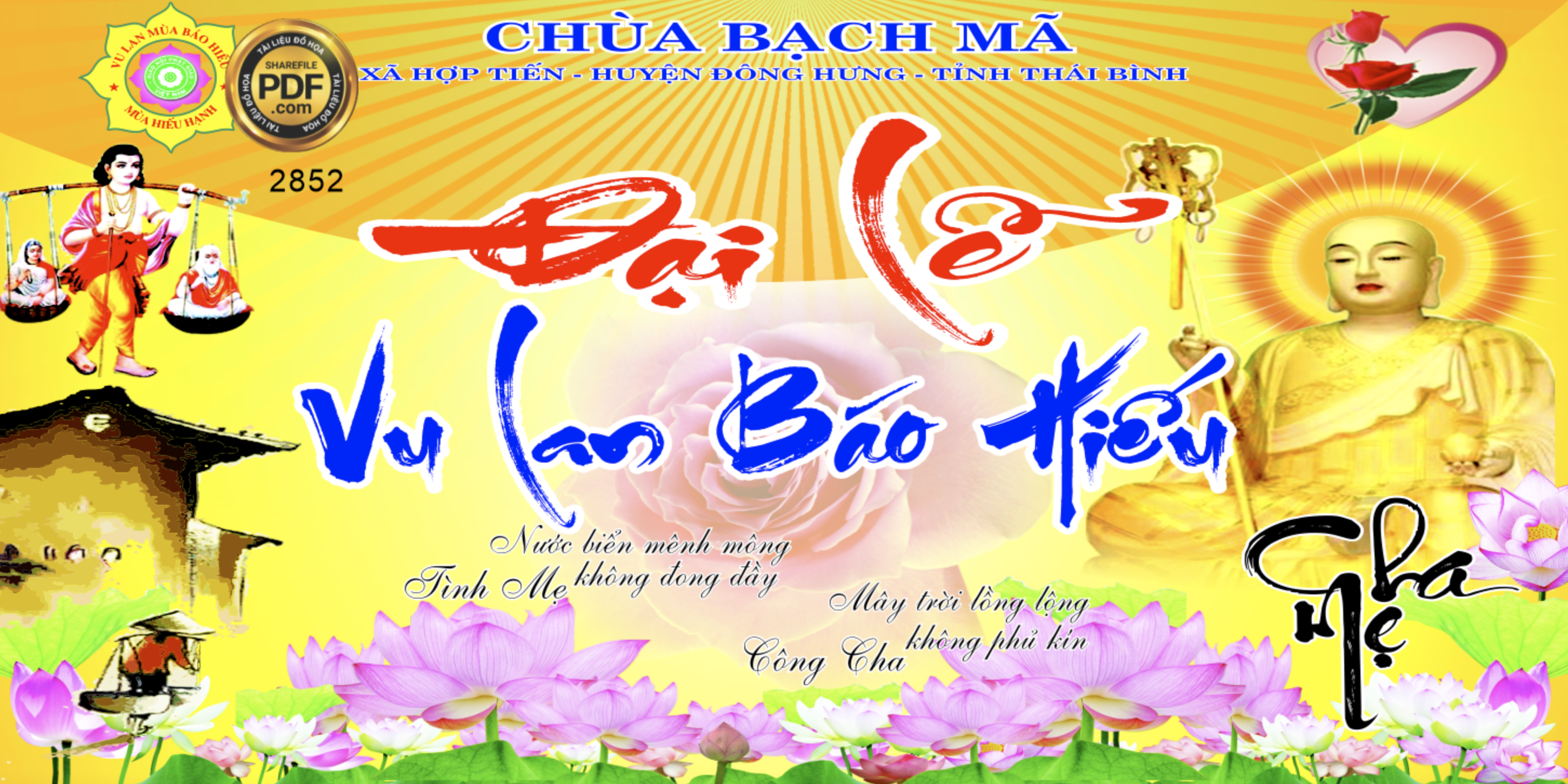 đại lễ vu lang báo hiếu chùa Bạch Mã đại lễ vu lang báo hiếu chùa Bạch Mã