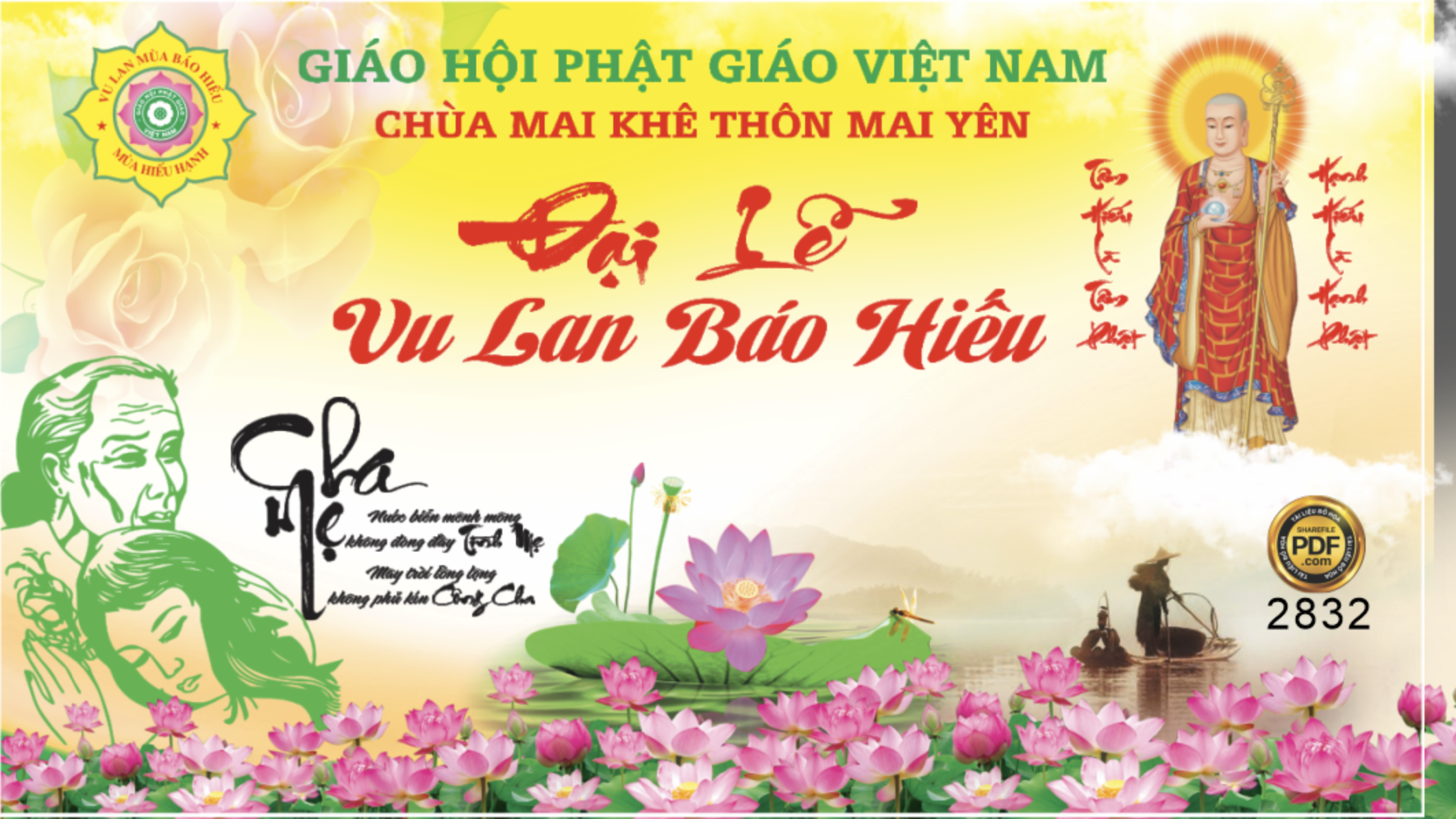  đại lễ vu lan báo hiếu chùa Mai Khê