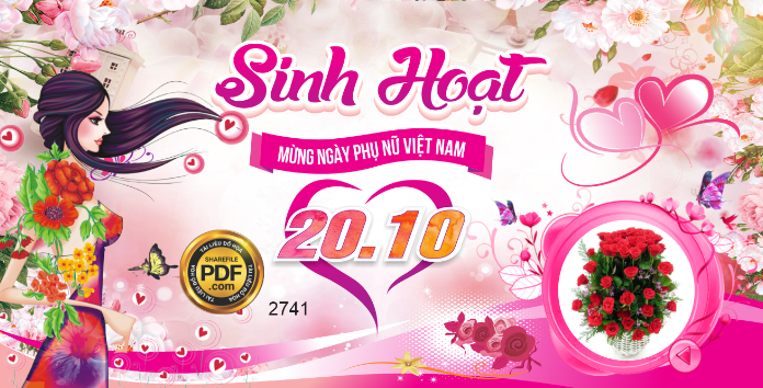 sinh hoạt mừng ngày phụ nữ Việt Nam 20.10