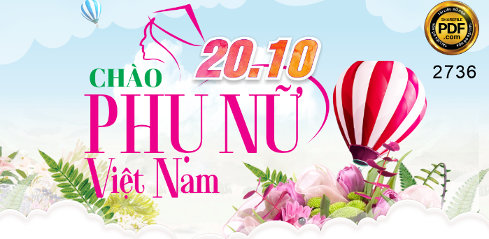 chào mừng ngày phụ nữ Việt Nam 20/10 3 