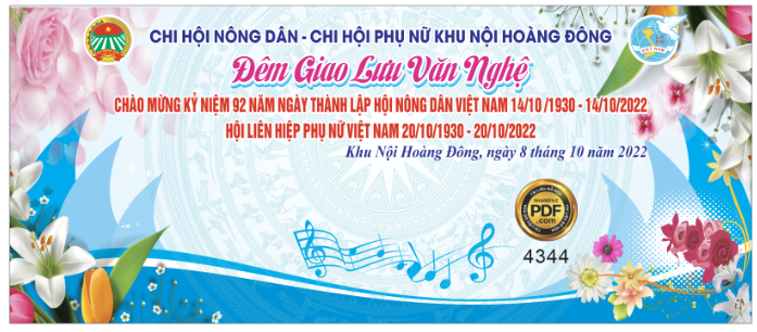 Đêm giao lưu văn nghệ thành lập hội ND và LHPN