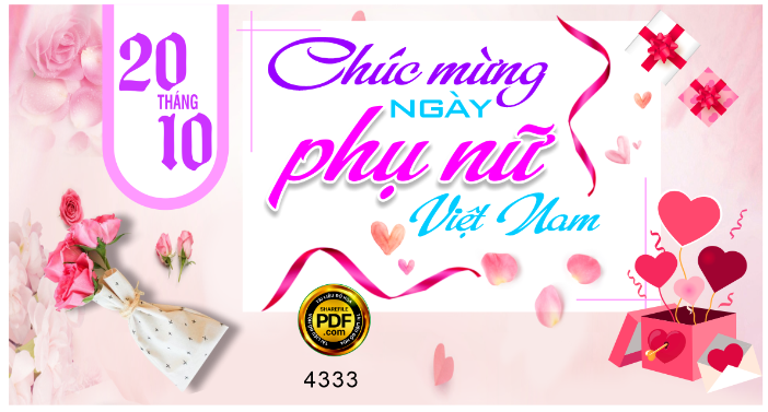 Chúc mừng ngày phụ nữ Việt Nam 20/10 #2
