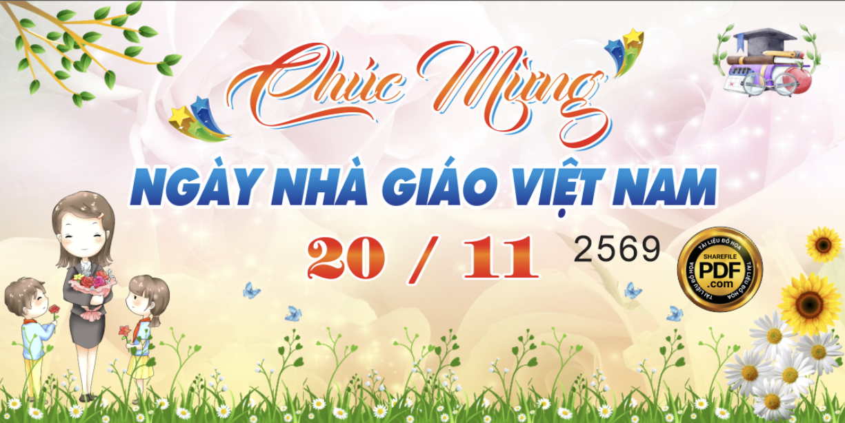 chúc mừng ngày nhà giáo Việt Nam 20/11