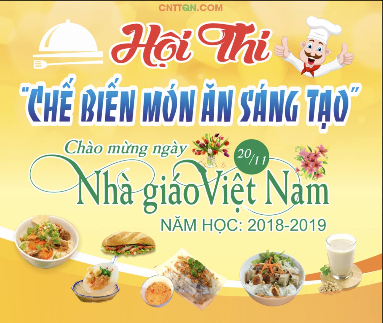 Hội thi chế biến món ăn sáo tạo chào mừng ngày nhà giáo VN