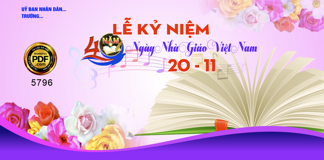 Backdrop kỷ niệm ngày nhà giáo Việt Nam #2