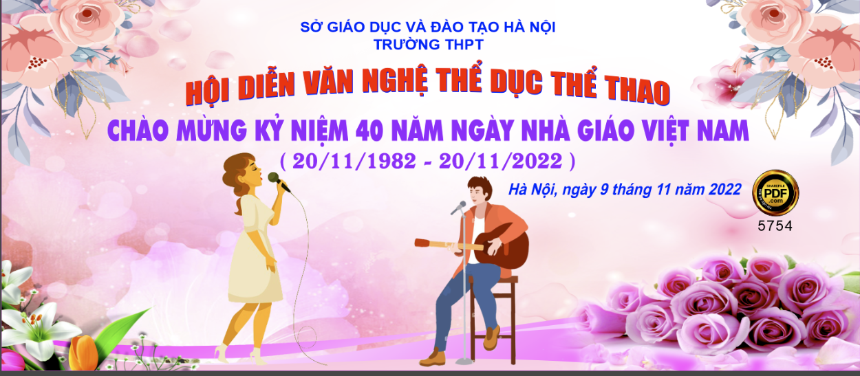 Hội diễn văn nghệ thể dục thể thao chào mừng ngày 20/11