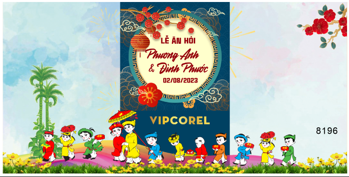 Backdrop sân khấu đám cưới 2023 #4