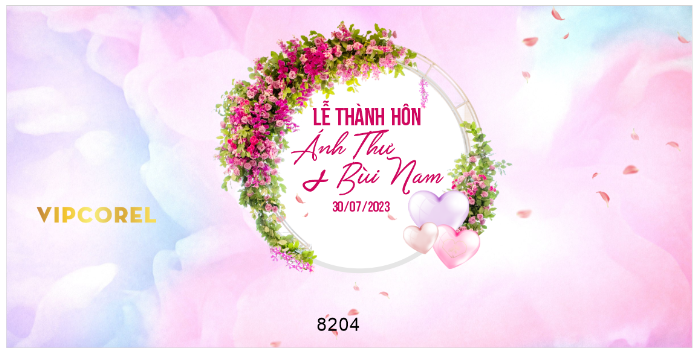 Backdrop sân khấu đám cưới 2023 #9