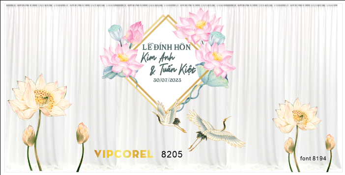 Backdrop sân khấu đám cưới 2023 #10
