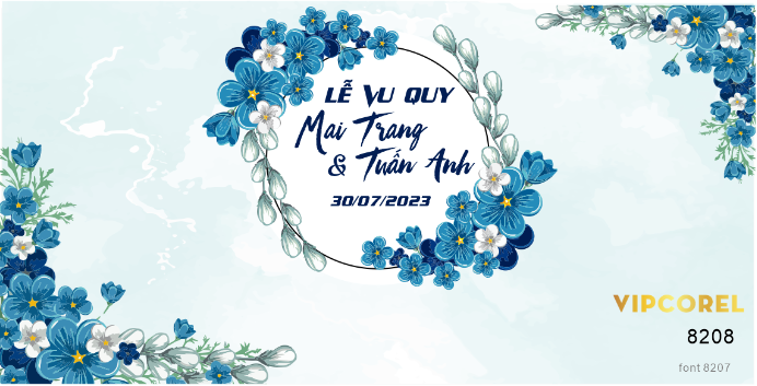 Backdrop sân khấu đám cưới 2023 #12