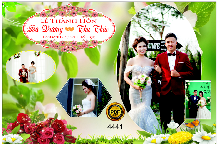 Phông Lễ Thành Hôn Bá Vương và Thu thảo