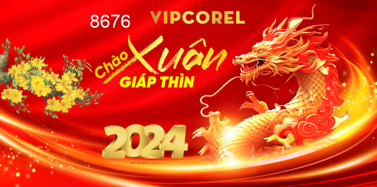 Backdrop chào xuân Giáp Thìn 2024 #28