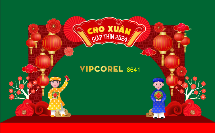 Mẫu cổng tết chào xuân Giáp Thìn 2024 #5