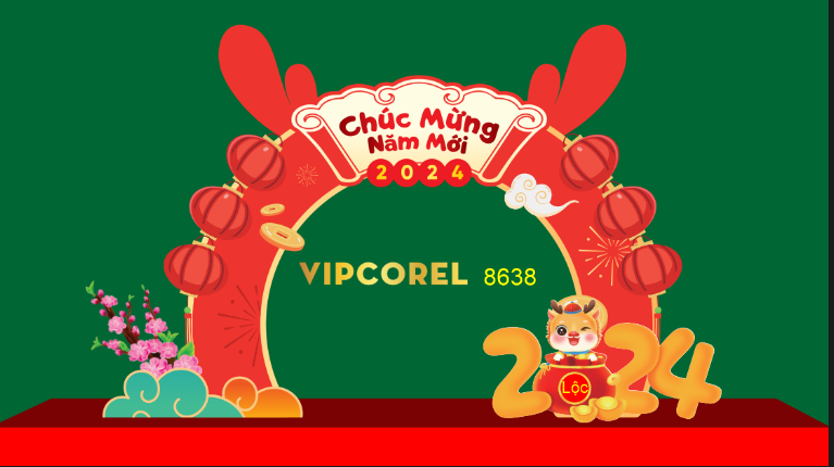 Mẫu cổng tết chào xuân Giáp Thìn 2024 #2
