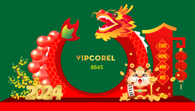 Mô hình decor khu chụp ảnh tết 2024 #1
