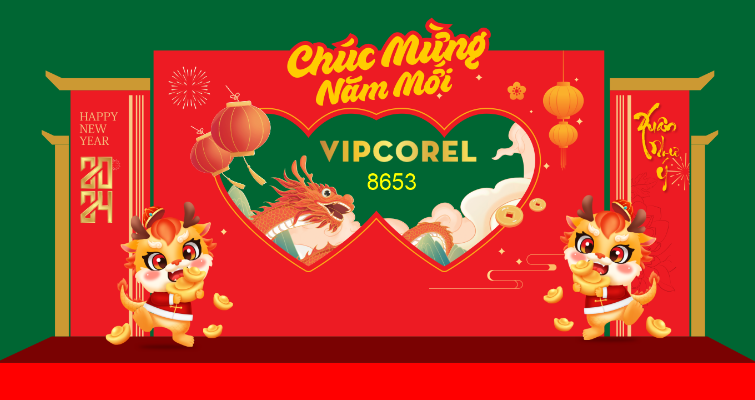 Mô hình decor khu chụp ảnh tết 2024 #9