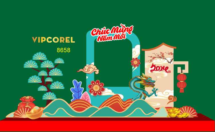 Mô hình decor khu chụp ảnh tết 2024 #14