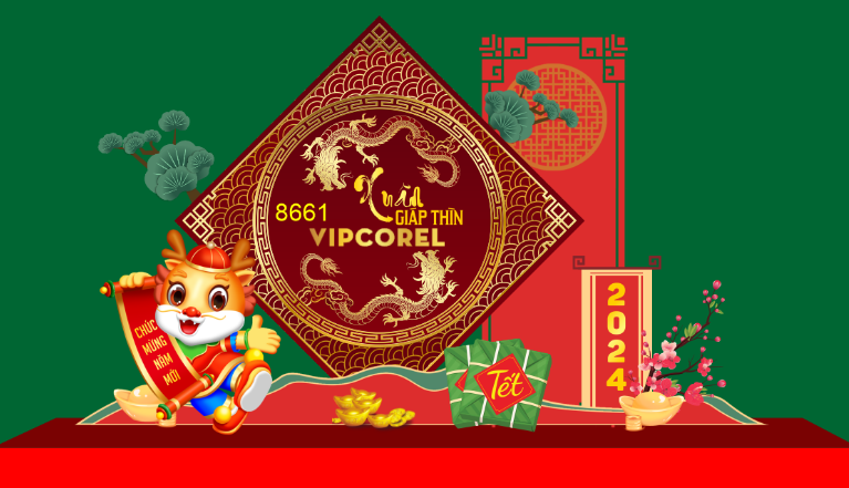 Mô hình decor khu chụp ảnh tết 2024 #17