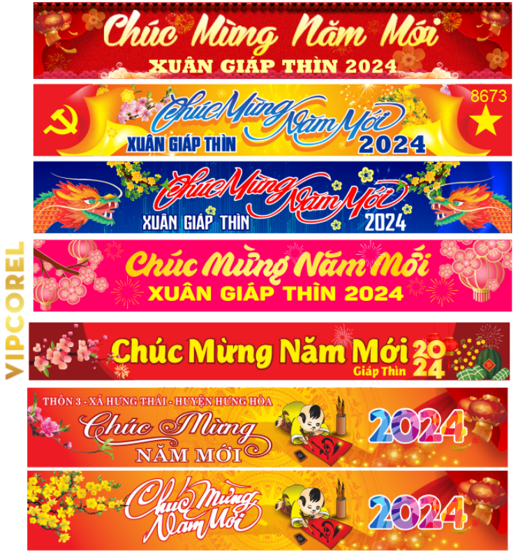 Băng rôn chúc mừng năm mới 2024 #2 Băng rôn chúc mừng năm mới 2024 #2