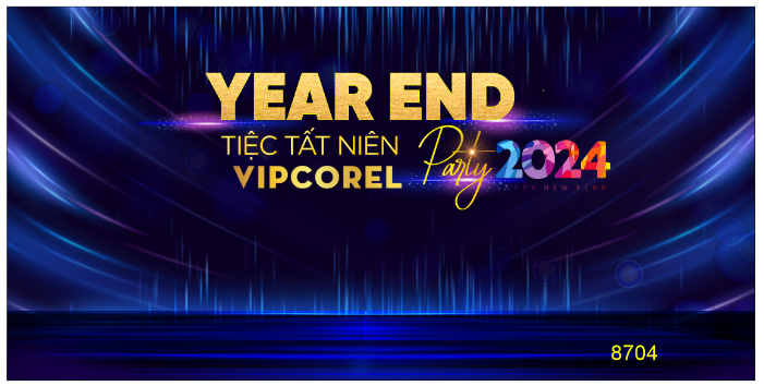 Backdrop Year end party - tiệc tất niên 2024 #35