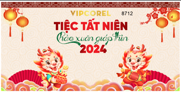 Backdrop tất niên cuối năm chào năm mới 2024 #43