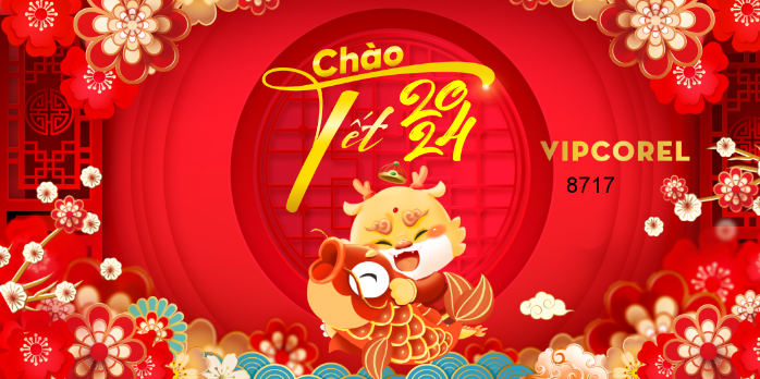 Backdrop chào xuân Giáp Thìn 2024 #48