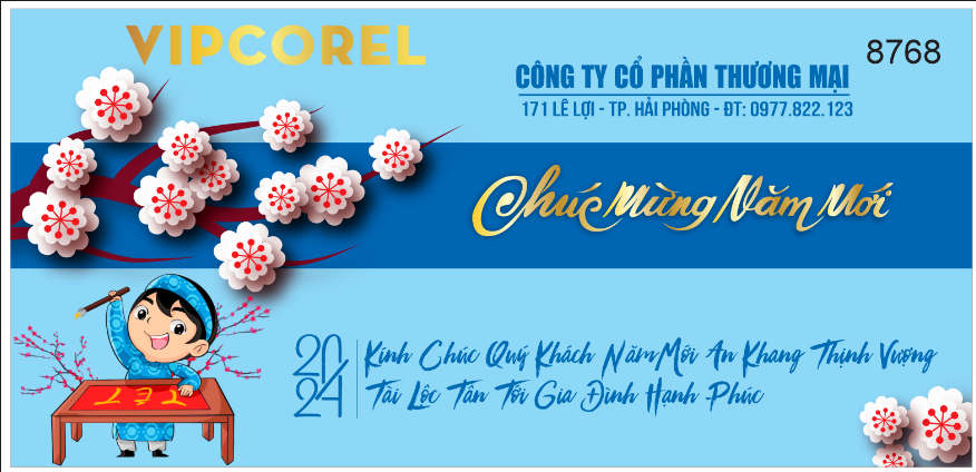Thiệp chúc mừng năm mới xuân Giáp Thìn 2024 #3